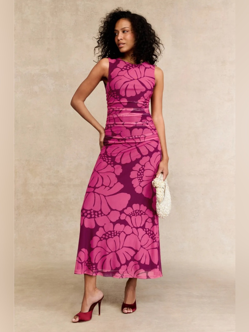 *Flawed RTR Minkoink Persephone Mesh MIDI Dress (0525)